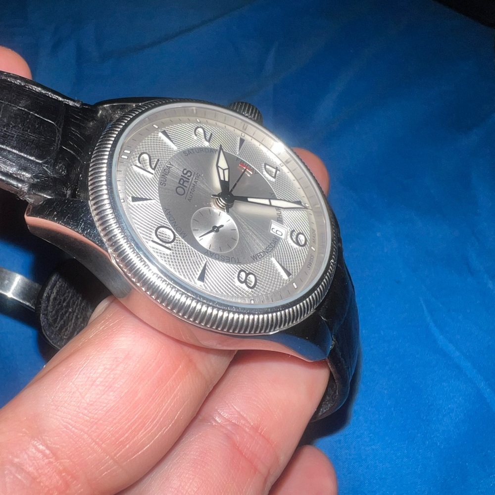 Oris Big Crown Small Second Pointer Day Authentic… - image 4